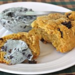 Pumpkin Amish Friendship Bread Scone with Berry Butter
