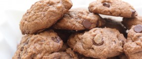 Chocolate Junior Mint Amish Friendship Bread Cookies | www.friendshipbreadkitchen.com