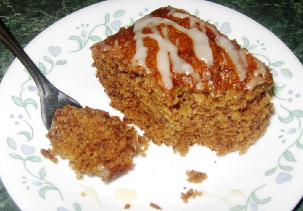 Bananas Foster Amish Friendship Bread with Rum Glaze