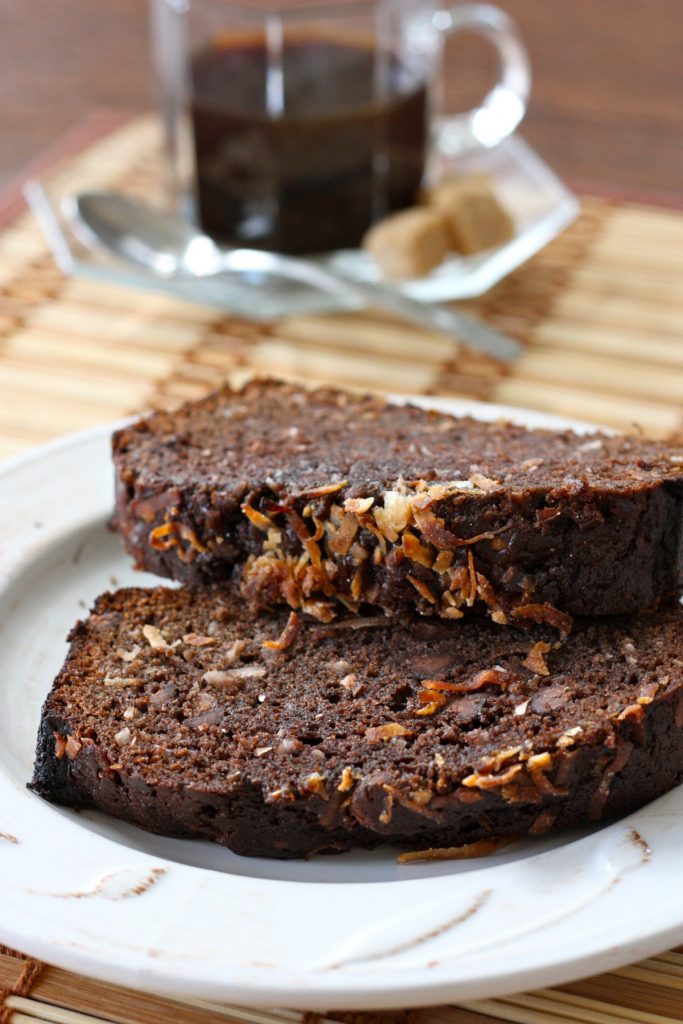 Triple Chocolate Coconut Amish Friendship Bread ♥ friendshipbreadkitchen.com