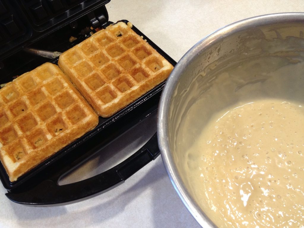 amish friendship bread waffles and starter