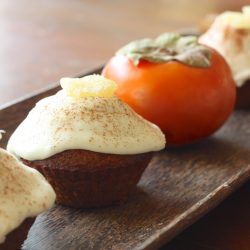 Persimmon Spice Amish Friendship Bread Cupcakes