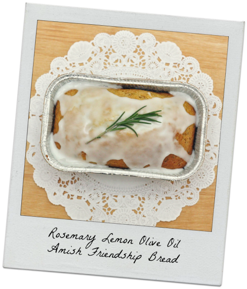 Rosemary Lemon Olive Oil Amish Friendship Bread ♥ friendshipbreadkitchen.com