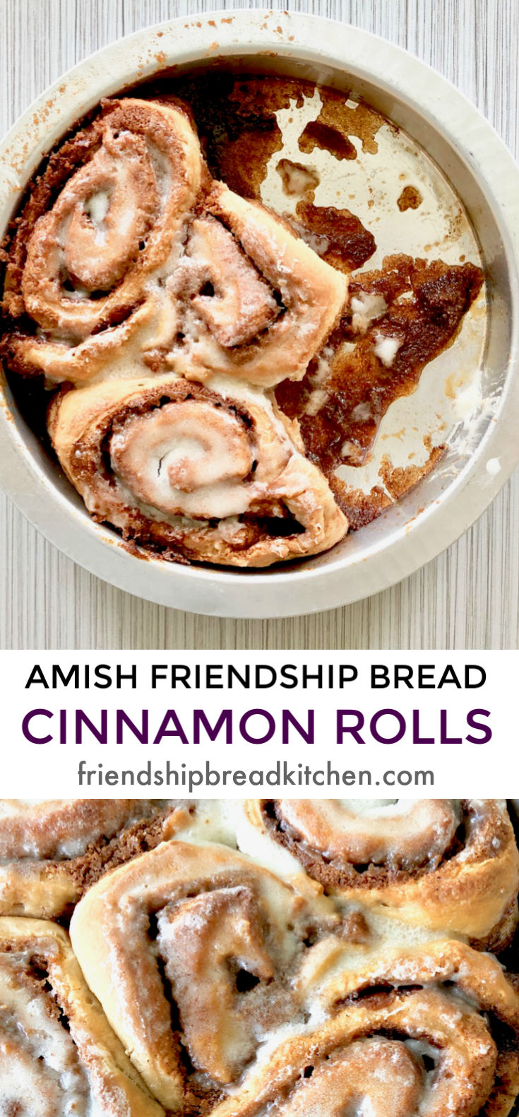Amish Friendship Bread Cinnamon Rolls