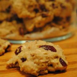 Amish Friendship Bread Oatmeal Cranberry Cookies