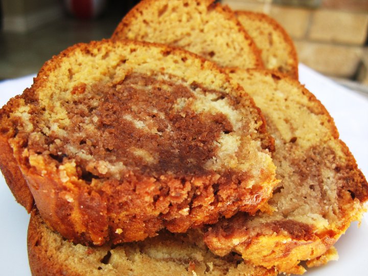 Butterscotch Chocolate Marble Amish Friendship Bread by May Naing | friendshipbreadkitchen.com