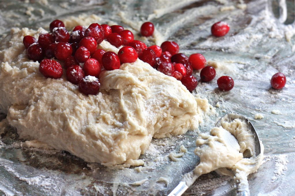 Amish Friendship Bread Cranberry Drop Scone Recipe ♥ friendshipbreadkitchen.com