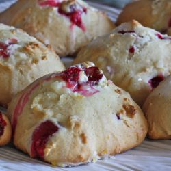 Cranberry Amish Friendship Bread Drop Scones