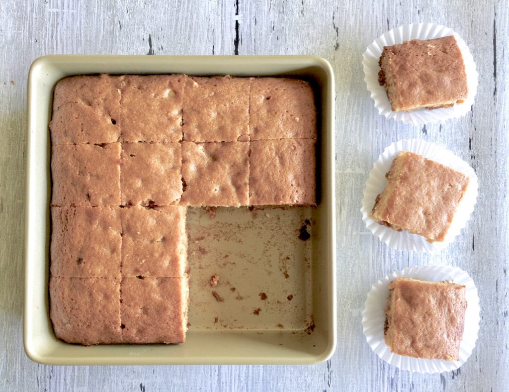 Ready to eat Amish Friendship Bread Blondies