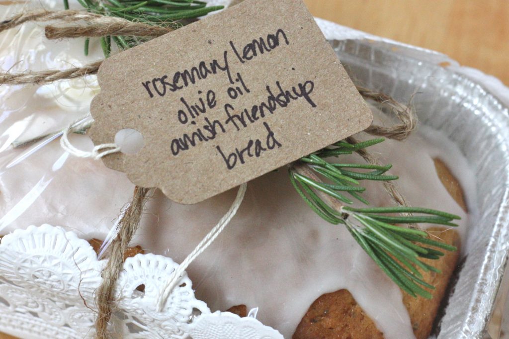 Rosemary Lemon Olive Oil Amish Friendship Bread | friendshipbreadkitchen.com