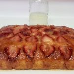 Potato Flake Strawberry Upside Down Amish Friendship Bread Cake | friendshipbreadkitchen.com