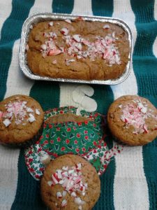 Gluten Free Dairy Free Candy Cane Amish Friendship Bread by Beverly Horner | friendshipbreadkitchen.com