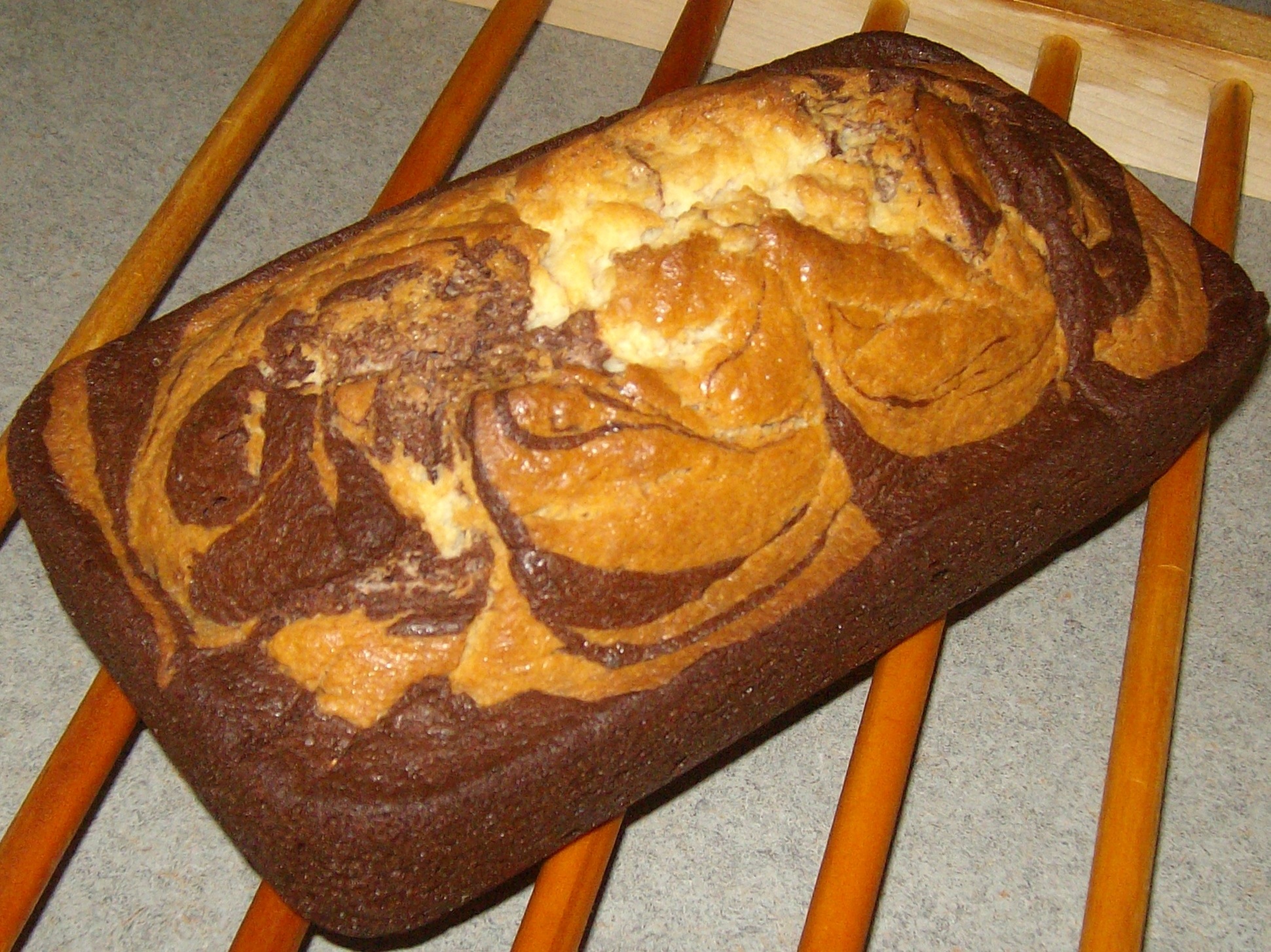 Chocolate White Chocolate Marble Amish Friendship Bread by Kira Endicott | friendshipbreadkitchen.com