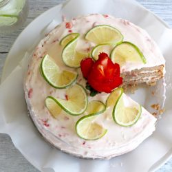 Strawberry Limeade Amish Friendship Bread Cake