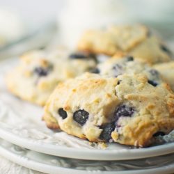 Blueberry Lemon Ricotta Amish Friendship Bread Scones by Stacey Doyle | friendshipbreadkitchen.com