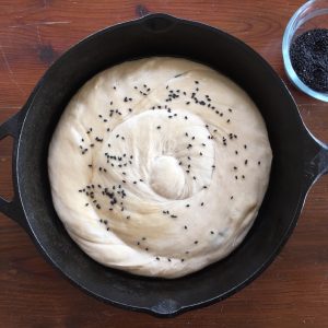 Scallion Skillet Amish Friendship Bread | friendshipbreadkitchen.com