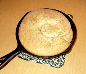 Scallion Skillet Amish Friendship Bread Ann Thompson | friendshipbreadkitchen.com