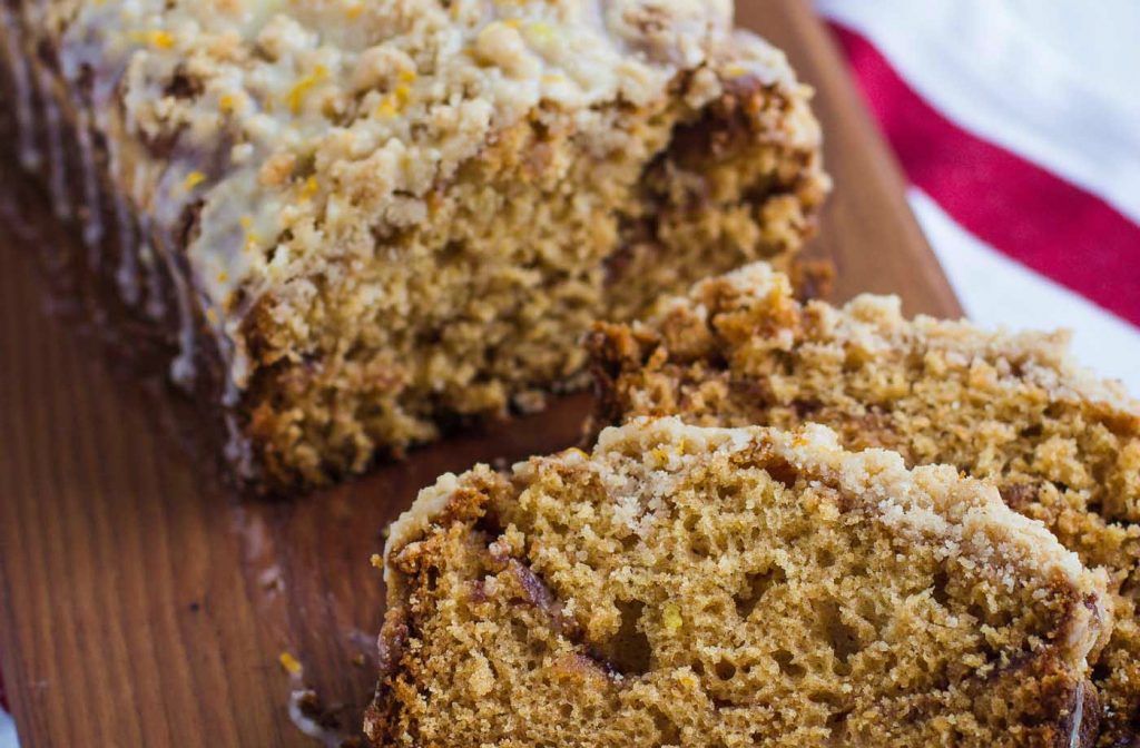 Cinnamon Amish Friendship Bread with Orange Glaze by Brita Britnelll | friendshipbreadkitchen.com