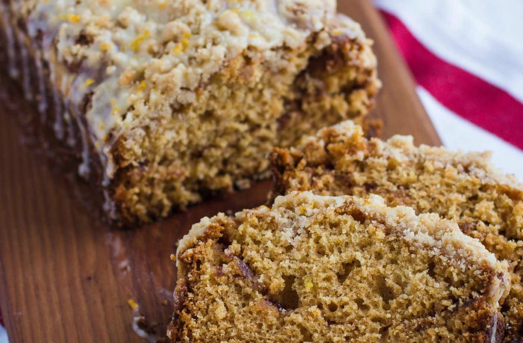 Cinnamon Amish Friendship Bread with Orange Glaze by Brita Britnelll | friendshipbreadkitchen.com