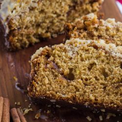 Cinnamon Amish Friendship Bread with Orange Glaze by Brita Britnelll | friendshipbreadkitchen.com