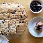 Blueberry Cream Amish Friendship Bread Biscuits | friendshipbreadkitchen.com