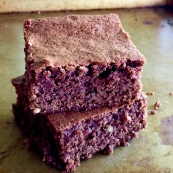 Chocolate Amish Friendship Bread Brownies