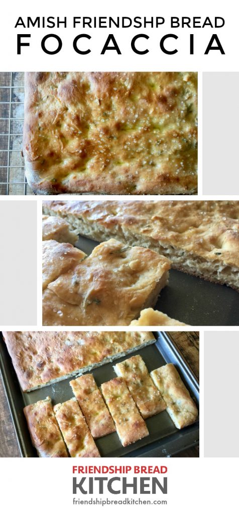 Amish Friendship Bread Foccacia | friendshipbreadkitchen.com