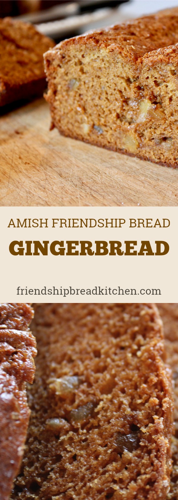 Gingerbread Amish Friendship Bread ♥ friendshipbreadkitchen.com