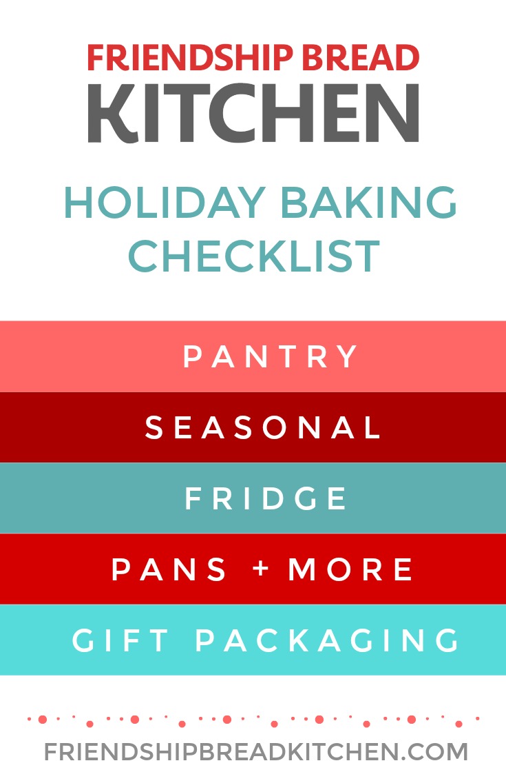 The Ultimate Amish Friendship Bread Holiday Baking Checklist
