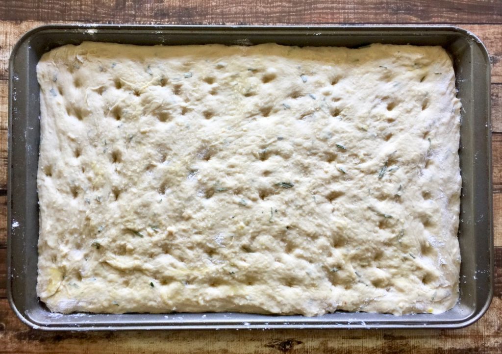 Amish Friendship Bread Focaccia | friendshipbreadkitchen.com