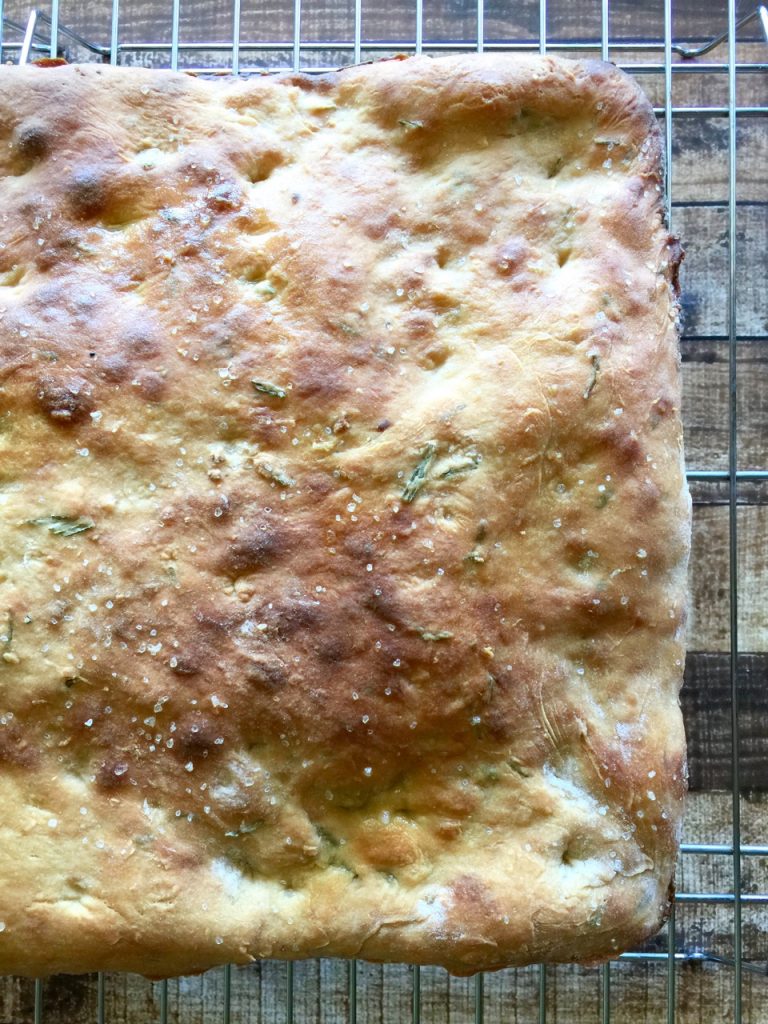 Amish Friendship Bread Focaccia | friendshipbreadkitchen.com