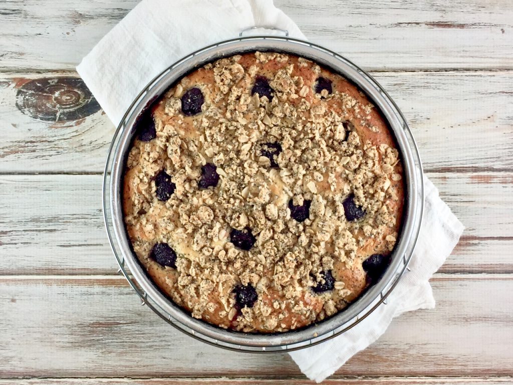 Cherry Poppy Seed Amish Friendship Bread Cake | friendshipbreadkitchen.com