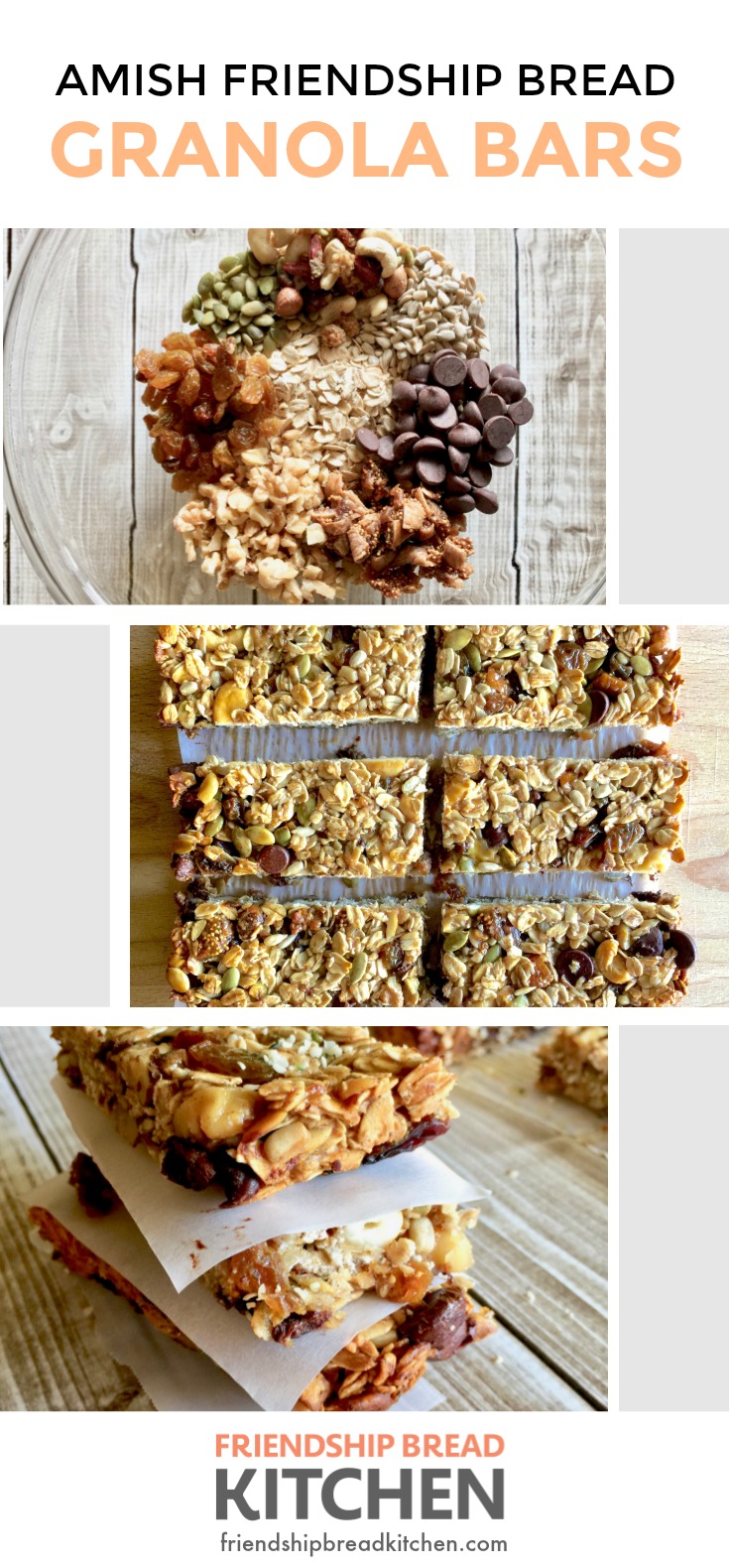 Amish Friendship Bread Granola Bars | friendshipbreadkitchen.com