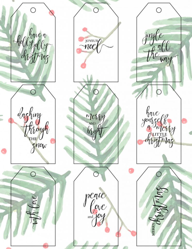 FBK Holiday Gift Tags