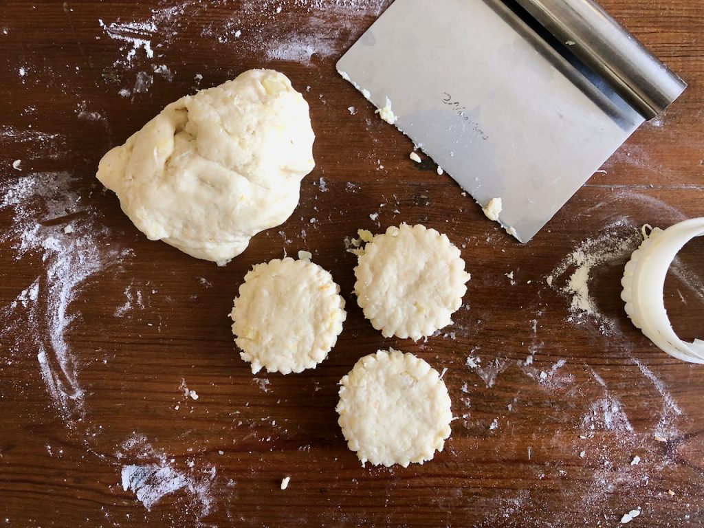 Pineapple Macadamia Nut Amish Friendship Bread Scones