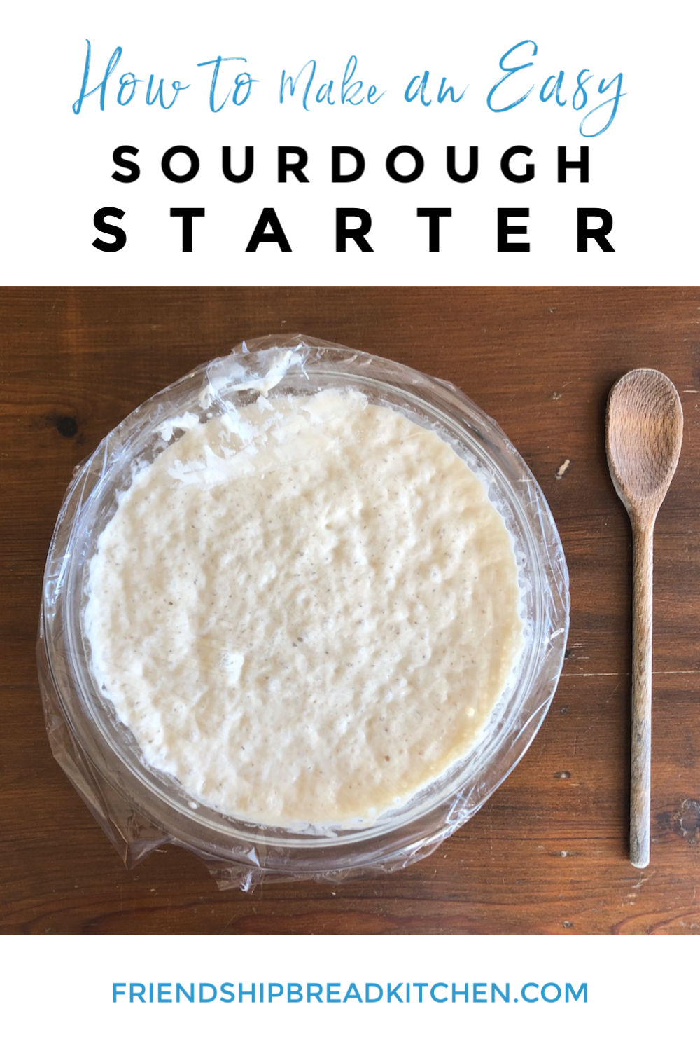 Easy Sourdough Starter (Made with Yeast)