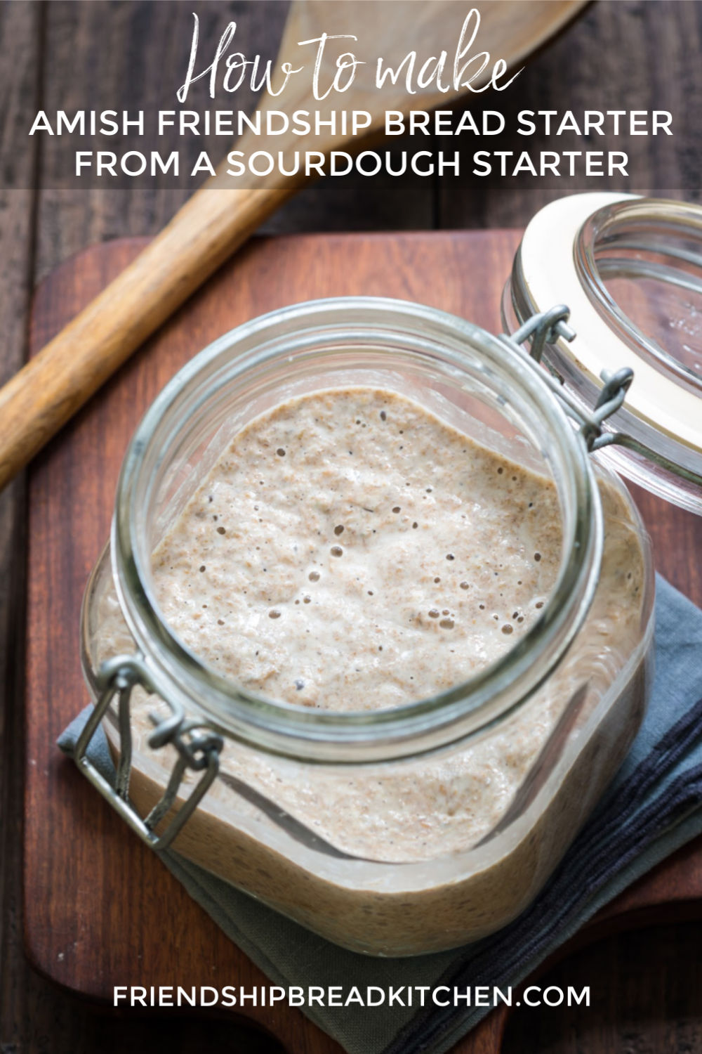 Tutorial - Making an Amish Friendship Bread starter from a regular sourdough starter