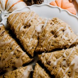 Brown Sugar Glaze on Amish Friendship Bread Scones