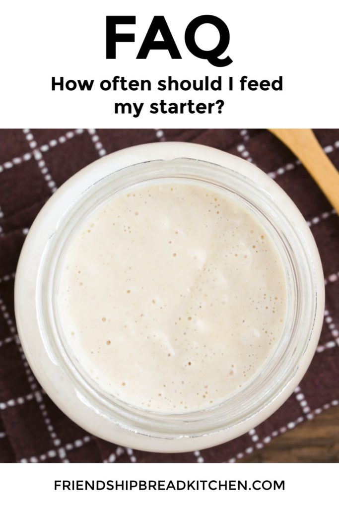 A jar of sourdough starter
