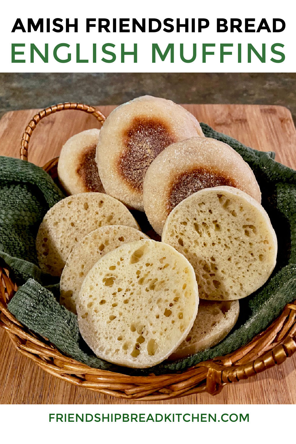 Amish Friendship Bread English Muffins