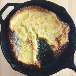 Easy Amish Friendship Bread Sourdough Dutch Baby